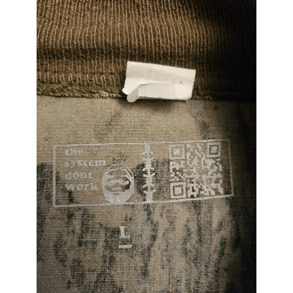Vintage Spartan Realtree Bomber Jacket Up cycled "The System Dont Work" Artist L - Picture 5 of 7